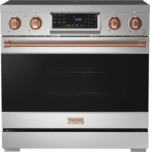 Thor Kitchen® Gordon Ramsay Series 36" Stainless Steel Pro Style Electric Range-0