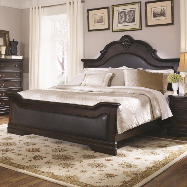 Coaster® Cambridge Cappuccino Queen Bed-1
