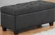Titus Furniture Charcoal Storage Bench-0