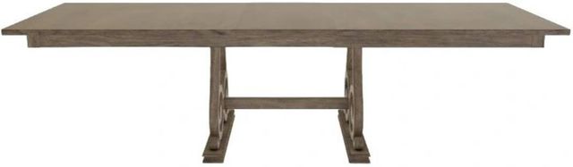 Mavin Customizable  84" Rectangular Extendable Dining Table with 18" Leaf-1