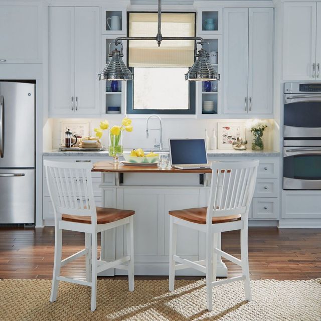 homestyles® Americana 3-Piece White Kitchen Island Set-3
