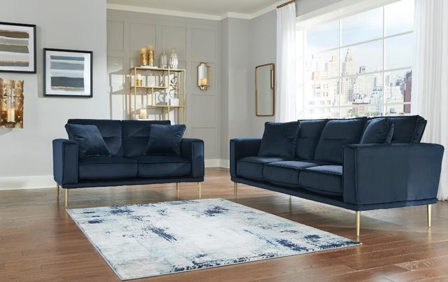 Signature Design by Ashley® Macleary 2-Piece Navy Living Room Seating Set-3