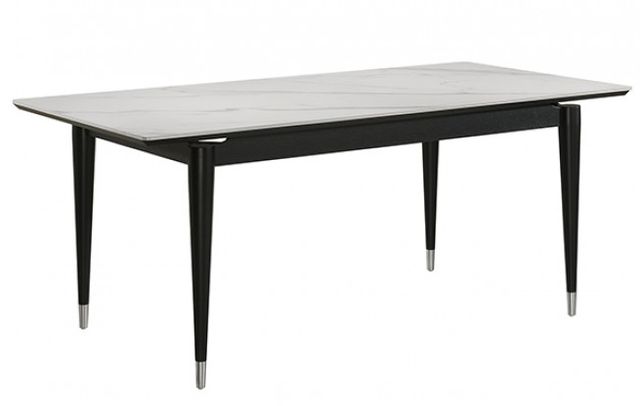 Furniture of America® Maidstone Black/White Dining Table-0