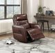 Homelegance® Thomas Brown Manual Swivel Glider Reclining Chair-1