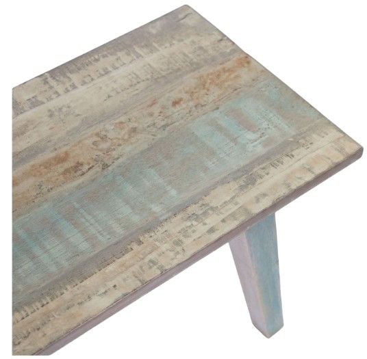 Home Trends & Design Ibiza Vintage Teal Bench-2