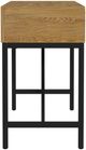 Intercon Newport Natural Oak Sofa Table with Black Base-3