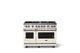 Viking® 5 Series 48" Pure White Pro Style Gas (NG) Range with Polished Chrome Trim-3