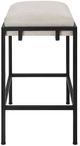 Uttermost® Paradox Black/White Counter Stool-4
