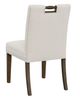 Fairfield® Customizable Entree Dining Pull Short Back Dining Chair with Tobacco Legs and Buttons-3