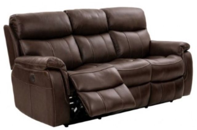 Furniture of America® Antenor Brown Power Reclining Sofa-0