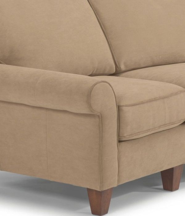 Flexsteel® Westside Light Brown Conversation Sofa-1