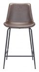 Zuo® Byron Brown Counter Chair-1
