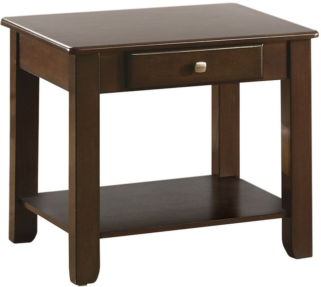 Mazin Furniture Ballwin Deep Cherry End Table-0