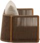 Dovetail Furniture Lucrecia Natural//Sand Olefin/Teak Outdoor Sofa-2