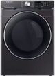 Samsung Fingerprint Resistant Black Stainless Steel Front Load Laundry Pair-5