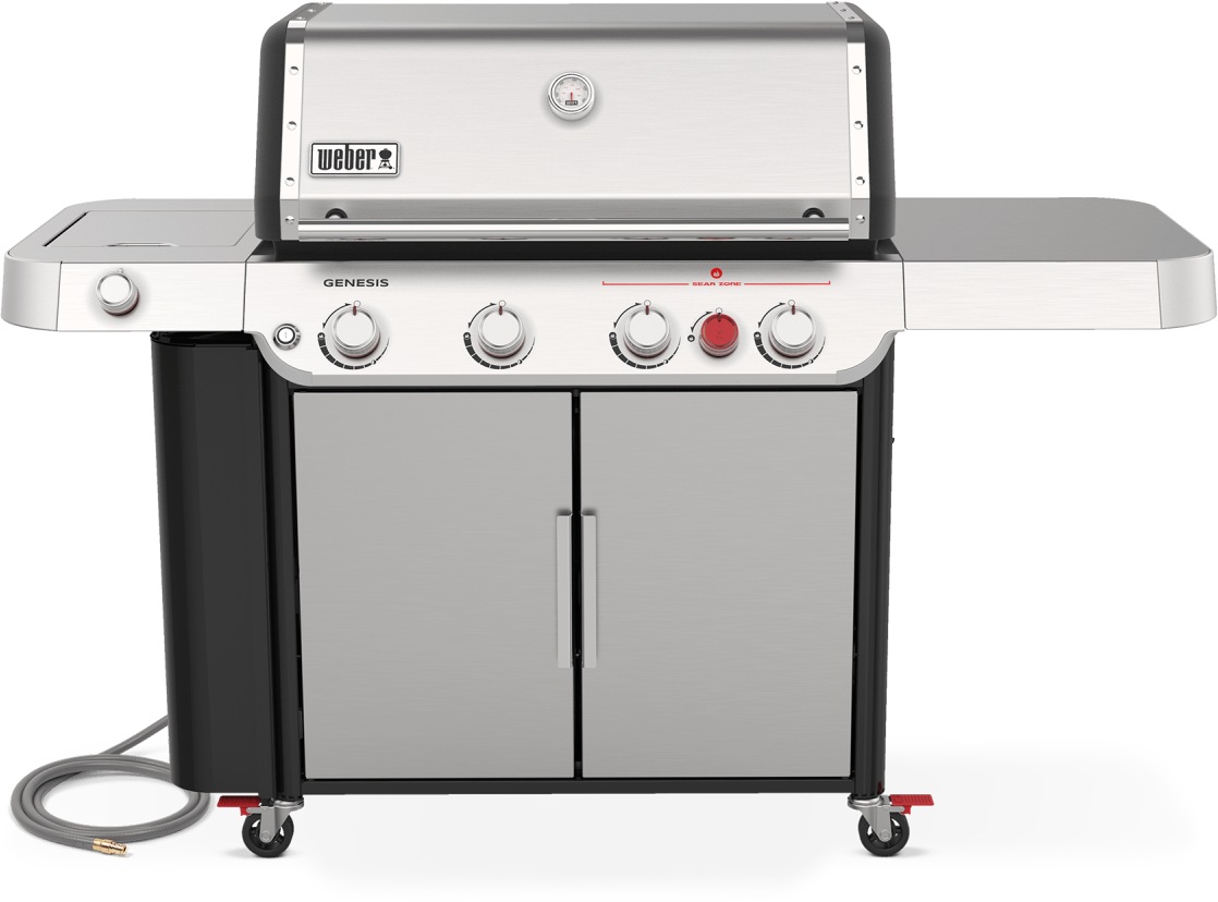 Weber® Genesis S-435 4-Burner Stainless Steel Freestanding Natural
