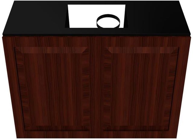 Vent-A-Hood® 36" Black Tilt-Out Wall Mounted Range Hood-0