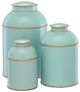 Currey & Company London Medium Pale Blue/Gold Tea Box-1