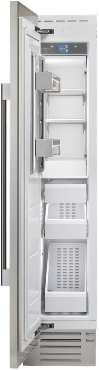 Fulgor Milano 18" 8.2 Cu. Ft. Stainless Steel Column Freezer-1