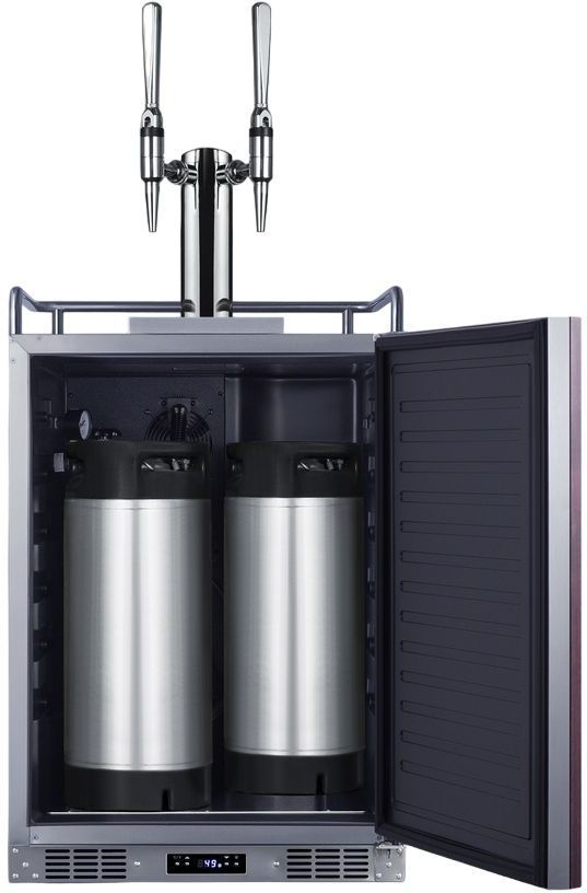Summit® 24" Panel Ready Built In Kegerator-3