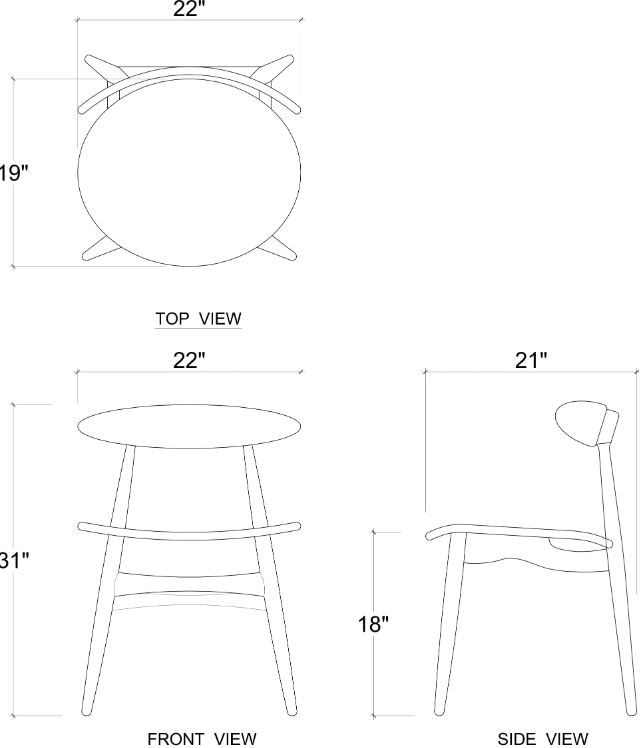 Bramble Customizable Pierre Dining Chair-1