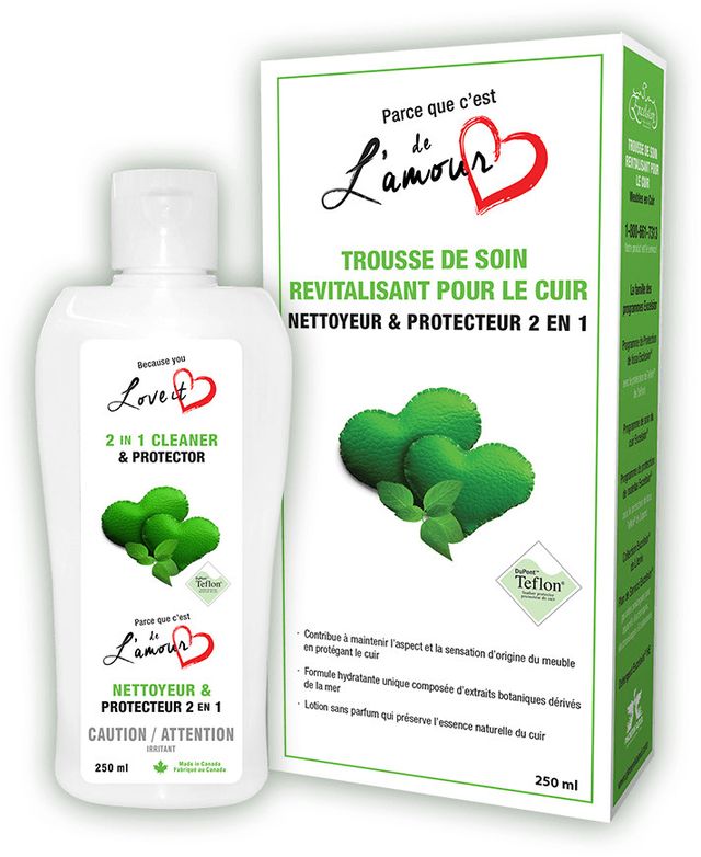 Excelsior® Revitalizing Leather 2 in 1 Cleaner & Protector Care Kit-1