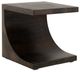 International Furniture Direct Dark Mezquite Black End Table-0