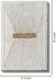 Classy Living Organic Woven Minimalist Texture Canvas Wall Art-2