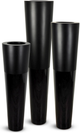 Le Present Duo Black 36" Cone Planter-2