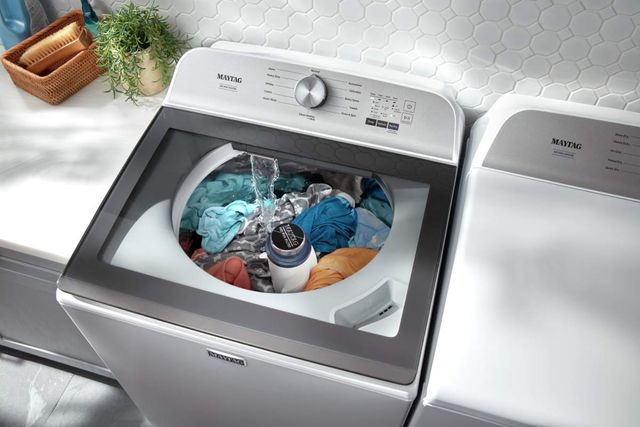 Maytag® Pet Pro 5.4 Cu. Ft. White Top Load Washer-8