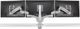 Chief® Kontour™ KX Series Silver Triple Monitor Arm Column Desk Mount-0