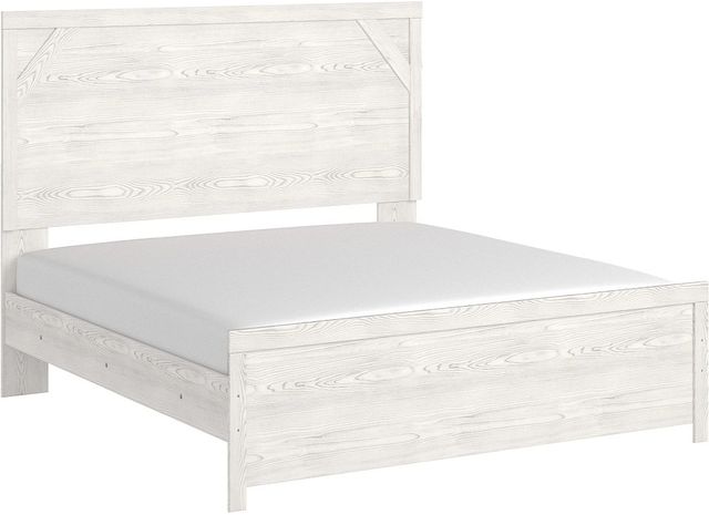 Signature Design by Ashley® Gerridan Gray/White 83" King Panel Bed-0
