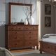 aspenhome® Oxford Whiskey Brown Mirror-1