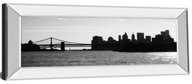 Classy Art Ny Scenes I by Jeff Pica Mirrored Frame Wall Art-1