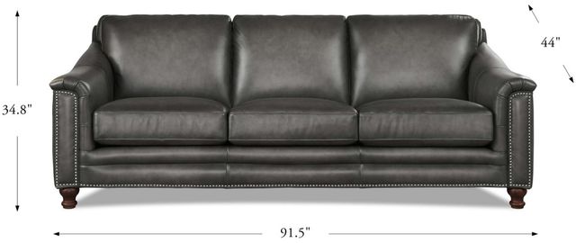 Hydeline® Belfast Ash Gray Sofa-1
