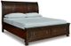 Millennium® by Ashley Porter 6-Piece Rustic Brown California King Sleigh Bed Set-1