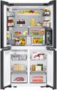 Samsung Bespoke 36" 22.8 Cu. Ft. White Glass 4-Door Counter Depth French Door Refrigerator with Zero Clearance Fit and Food Showcase Door-4