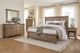 aspenhome® Oxford Tan King Panel Storage Bed-1