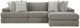 Signature Design by Ashley® Avaliyah 3-Piece Ash Right-Arm Facing Sectional and Chaise-0