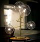 YHD Antique Brass 4-Light Portable Lamp-1