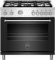Bertazzoni Master Series 36" Matte Black Free Standing Dual Fuel Range-0