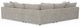 Jackson Furniture Bucktown 3-Piece Parchment L-Shape Sectional-3