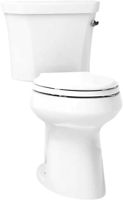 KOHLER® Highline® White 2-Piece 30" Elongated Right-Hand Trip Toilet, 1.0 Gpf-0