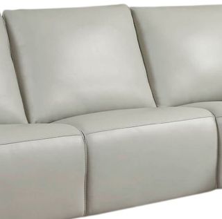 Bassett® Furniture Everett Gray Leather Armless Chair