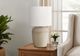 Monarch Specialties Inc. Beige Resin Table Lamp -2