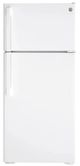 GE® 28" 16.6 Cu. Ft. ENERGY STAR® White Top Freezer Refrigerator-0