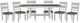 Liberty Furniture Brook Bay 7-Piece Carbon Gray/Textured White Trestle Dining Set-0