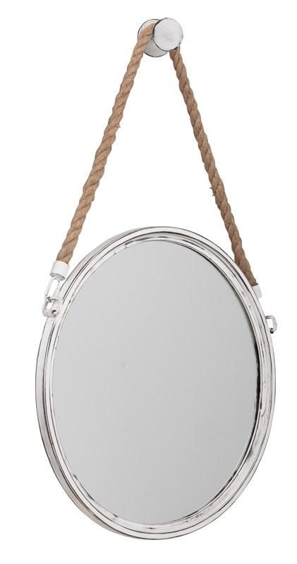 Signature Design by Ashley® Dusan Antique White Accent Mirror-1