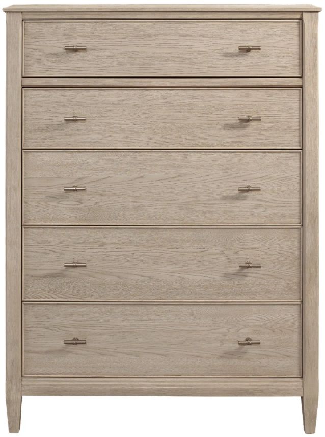 Riverside Furniture Carmella Pebble Oak 5-Drawer Chest-2