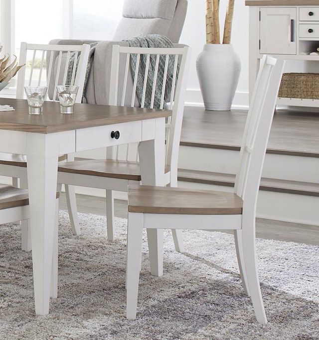 Parker House® Americana Modern Cotton/Weathered Natural Dining Chair-1